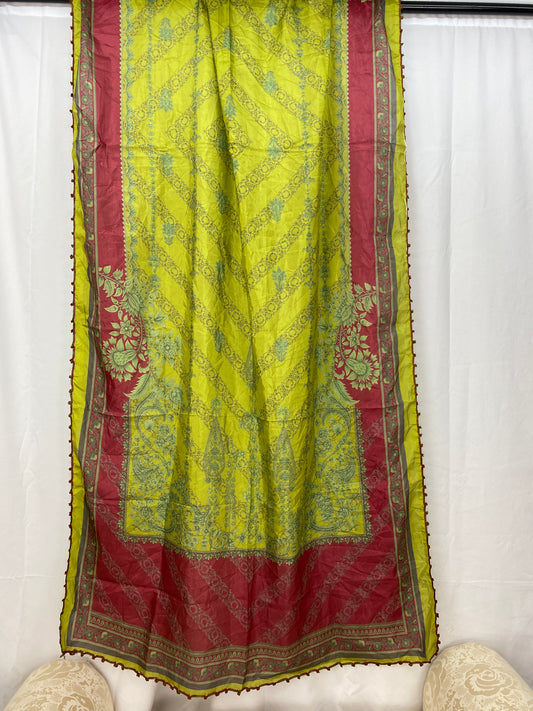 Printed Silk Dupatta *