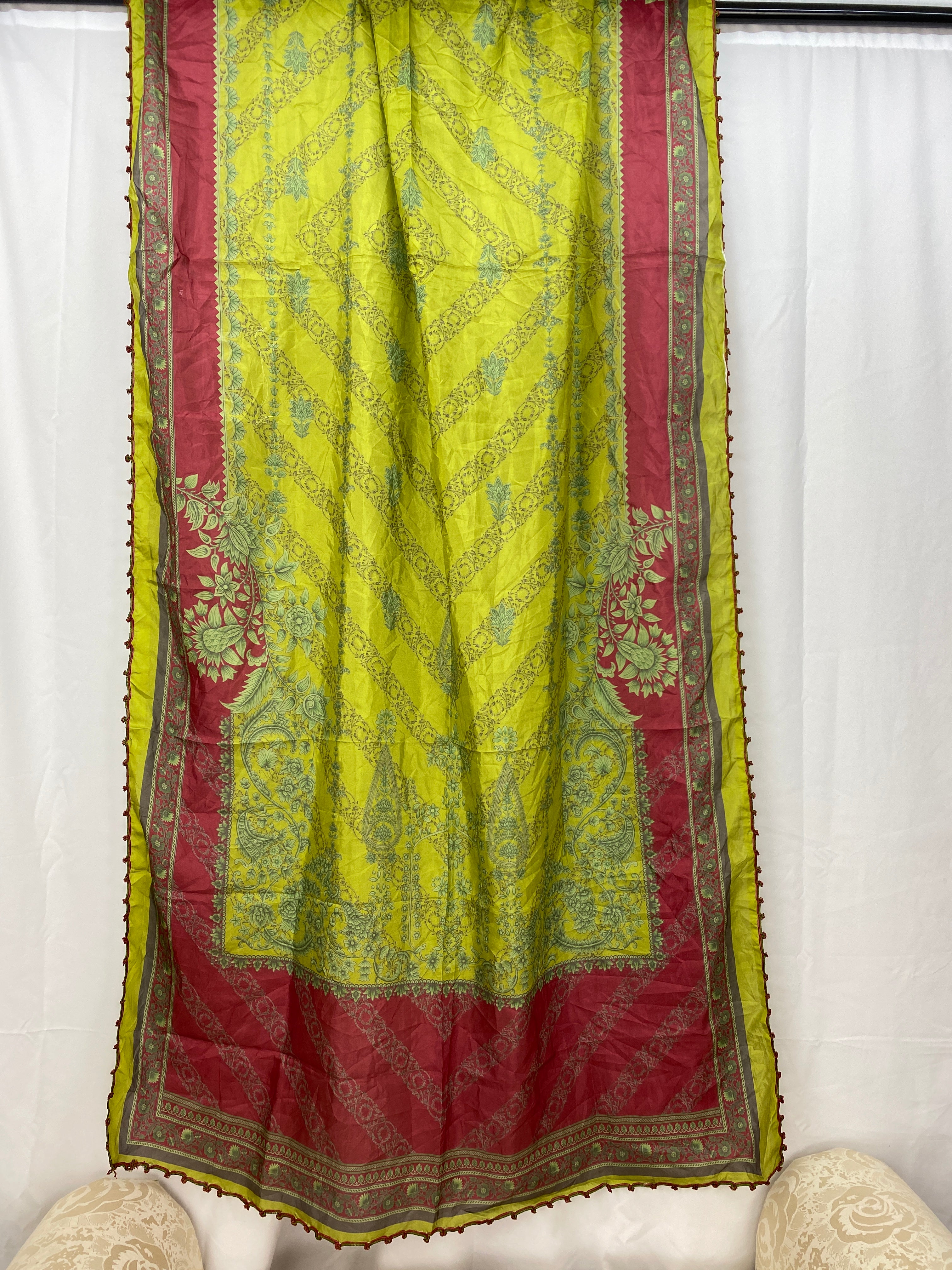 Printed Silk Dupatta