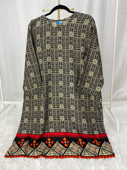 Soft black Casual Lilen Top *