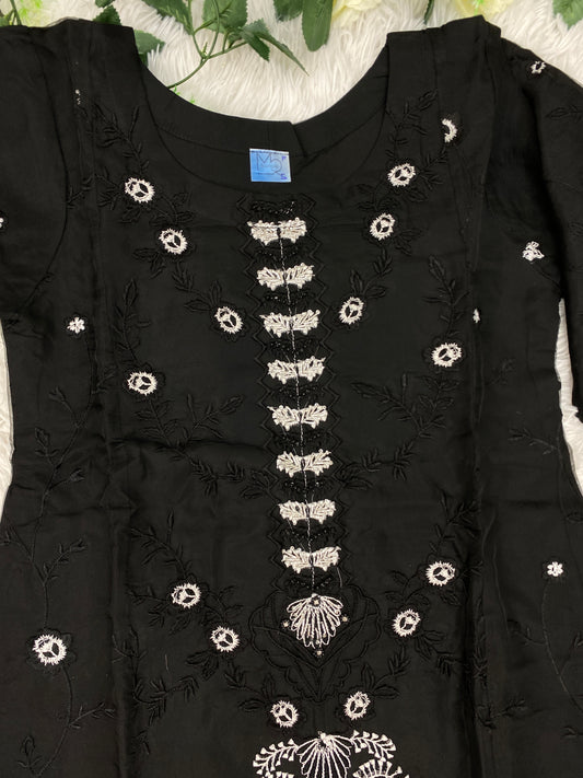 Luxury A-Line Organza Handwork Outfit medium *