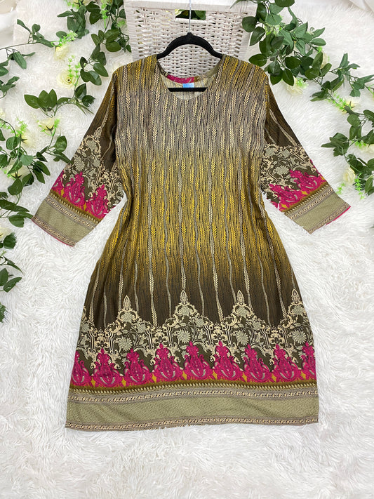 Soft High Quality Lilen Top -Plus Size *