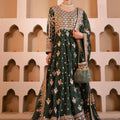 Original 3 piece Haseens Official Rani | Pakistani Green Bridal Wear Canada