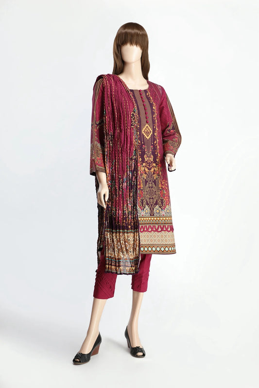 Lawn 3-PC Suit by SAYA *