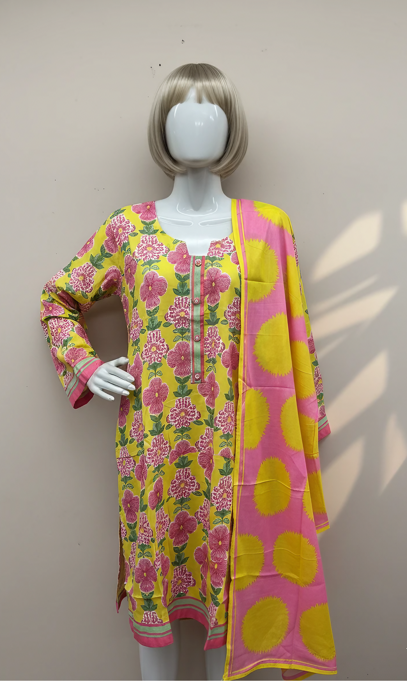 Alkaram Silver Lawn 2 Piece Outfit | Stitched by Maryam Qasim Boutique