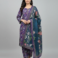 Women's 3 Pcs Lawn Printed Suit