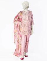 J. Lawn Embroidered 3 Piece Stitched Suit