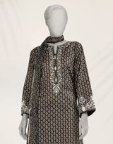 J. Black Liminal Embroidered 2-Piece Stitched Suit with Azaar Pants