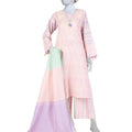 J. Pink Jacquard Embroidered 3 Piece Stitched by Maryam Qasim