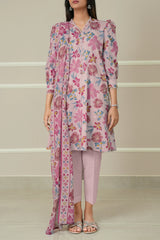 Saya | Unstitched Material Printed Lawn 3 Piece