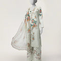 J. Grey Lawn Digital Printed 3-Piece Stitched Suit with Azaar