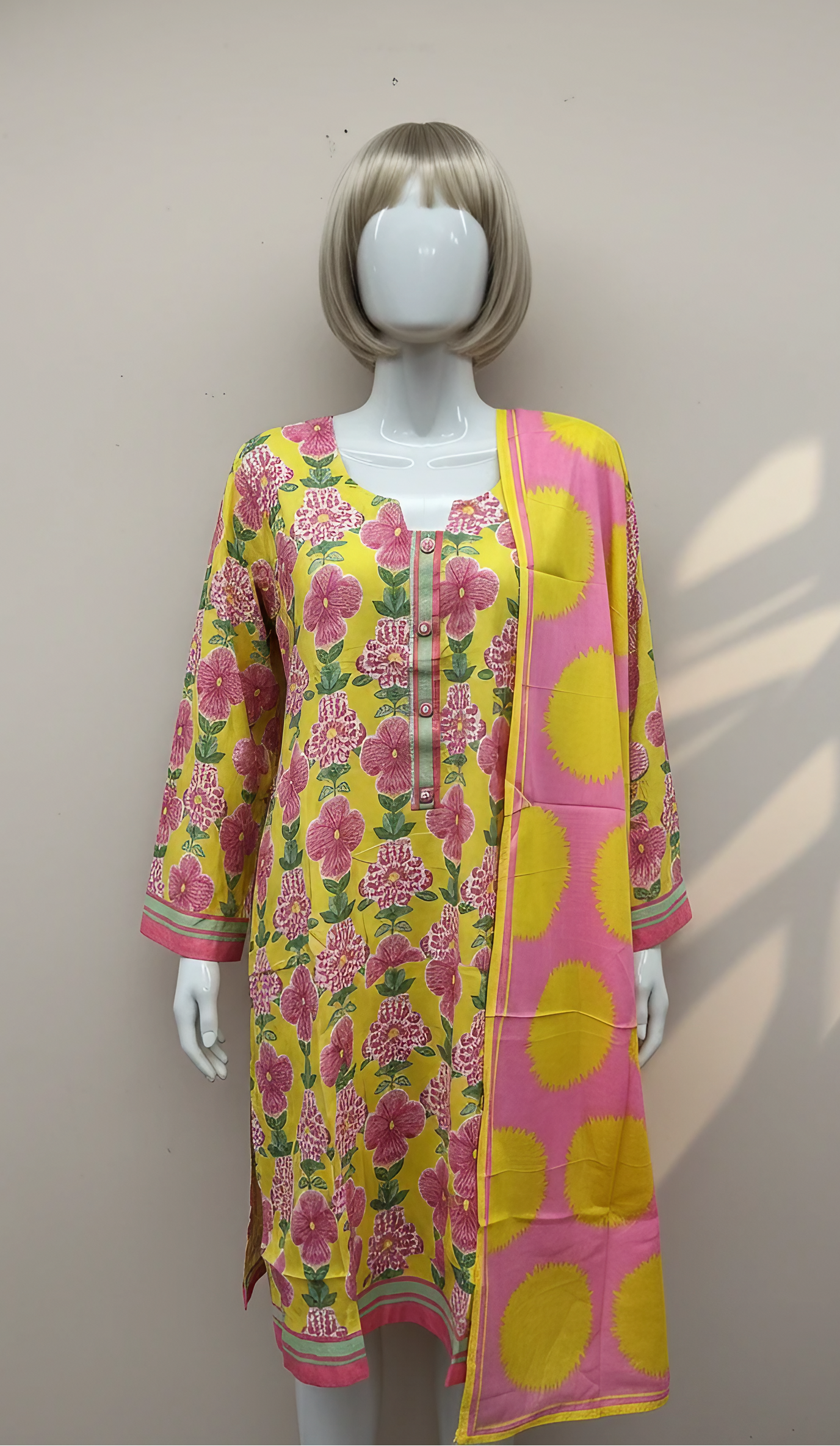 Alkaram Silver Lawn 2 Piece Outfit | Stitched by Maryam Qasim Boutique