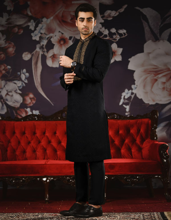 J. BLACK JAMAWAR SPECIAL KURTA