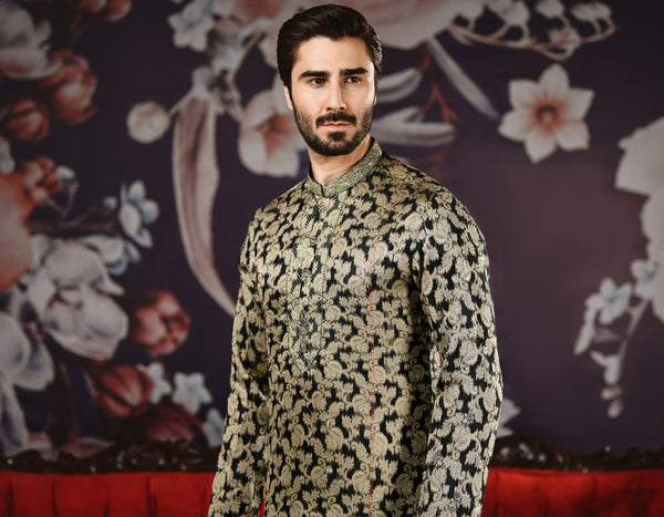 J. GOLD JAMAWAR SPECIAL KURTA