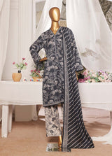 3-Piece Original Bin Saeed Lawn Stitched Suit