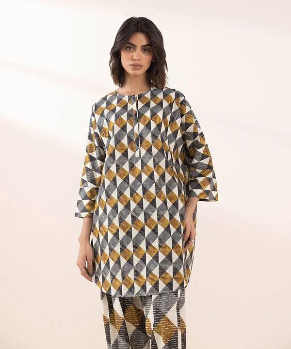Sapphire Baggy Style Lawn Printed Shirt