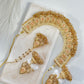 Stunning Jhumka Drop Pearl Set (Beige)