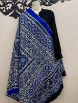 Blue Cotton Ajrak Shawl