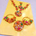 Handcrafted Gota Jewellery Set