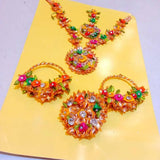 Handcrafted Gota Jewellery Set
