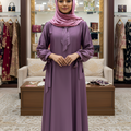 Lightweight Chiffon premium 2 pcs Abaya with Two Side Pockets