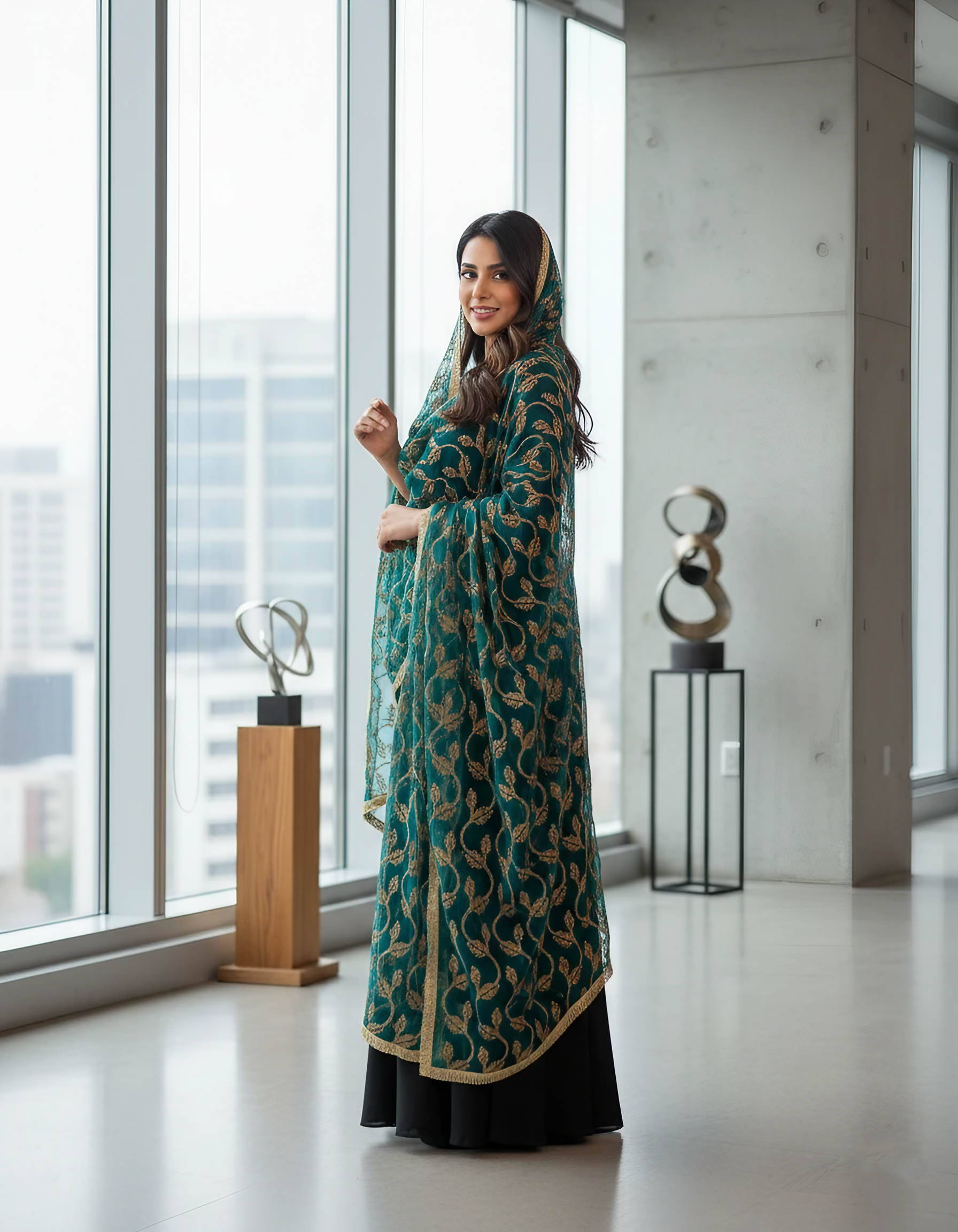 Embroidered Fancy Net Dupatta