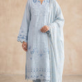 J. Chikankari Embroidered Cotton Lawn 3PC Suit