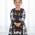 Girls Embroidered 2-Piece Cotton Suit – Printed Kurta & Trouser Set
