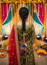 Colorful Tassel Braided Hair Paranda