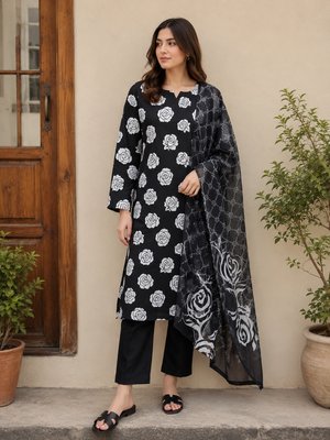 Beautiful black casual dress in canada