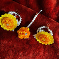 Artificial Ghajra Earrings and Tika set