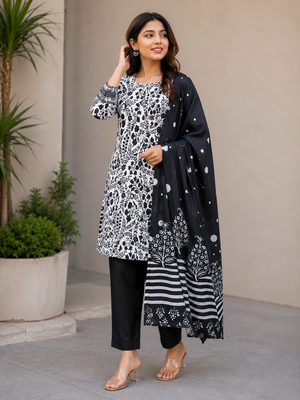 Desi style 3pcs casual dress in canada