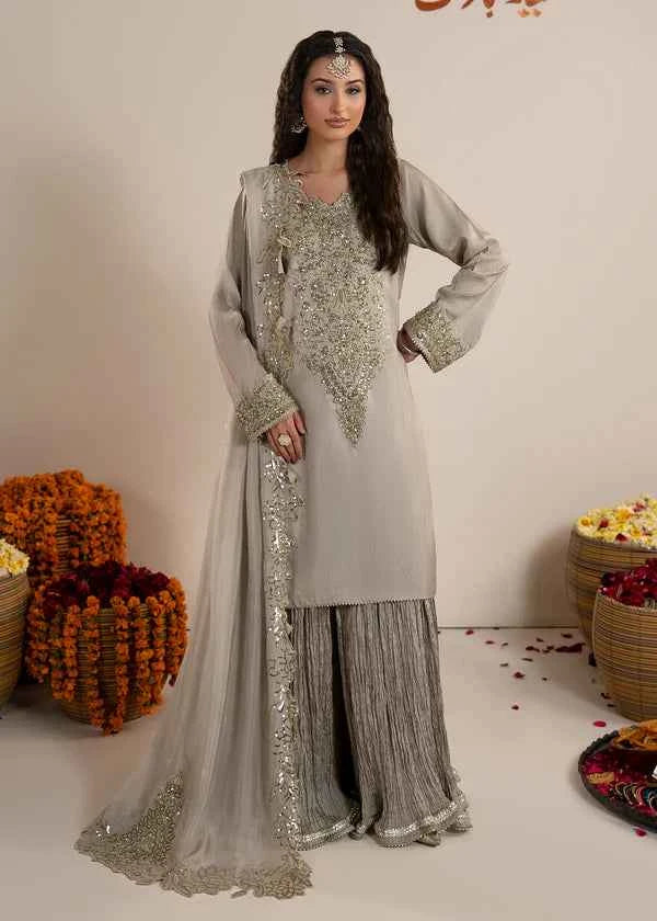 Grey Sharara Suit Canada