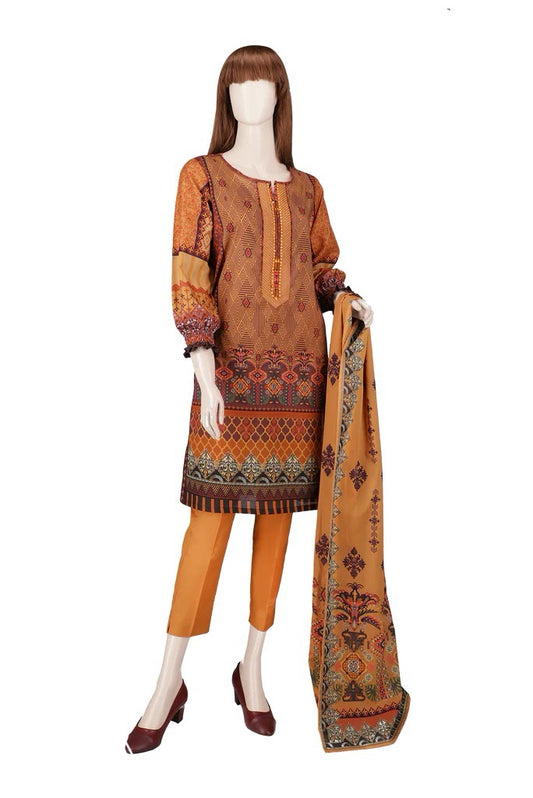 Lawn 3-PC Suit by SAYA *