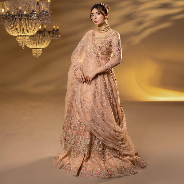 Zahra Rubab - Handcrafted Embroidered Luxury 3-piece Dress