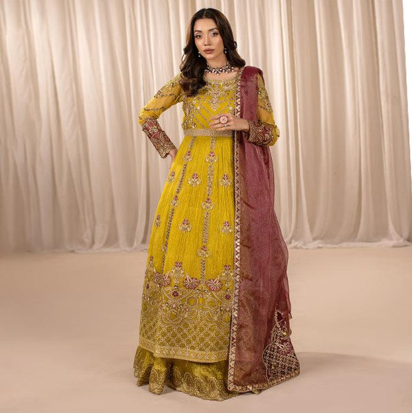 Zahra Rubab Embroidered Organza 3-piece Dress