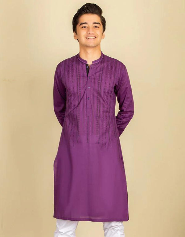 Original J. Teens Cotton Shirt - Embroidered Collar