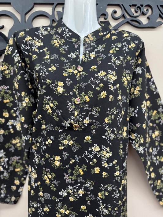 2-Piece Printed Cotton Casual Suit – Soft Fabric | Premium Stitching*