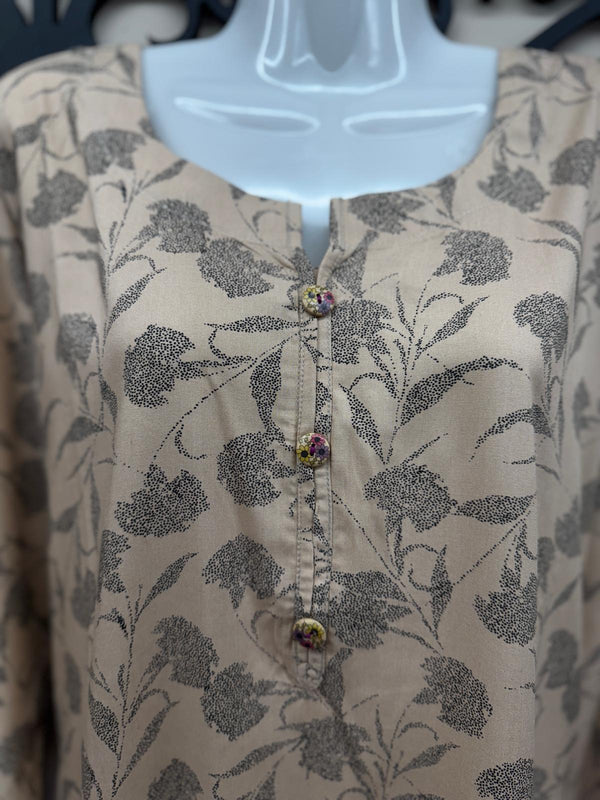 2-Piece Printed Lining Casual Suit – All Season Wear | Premium Stitch & Fabric