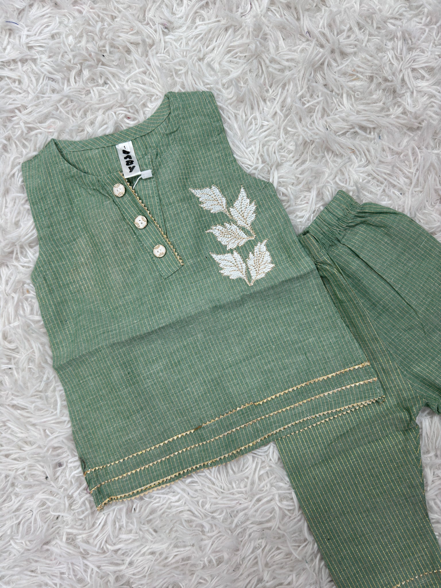 Baby Choice Cotton Lawn Toddler Outfit 3 Pieces