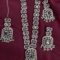 Beautiful Silver Artificial Necklace Set