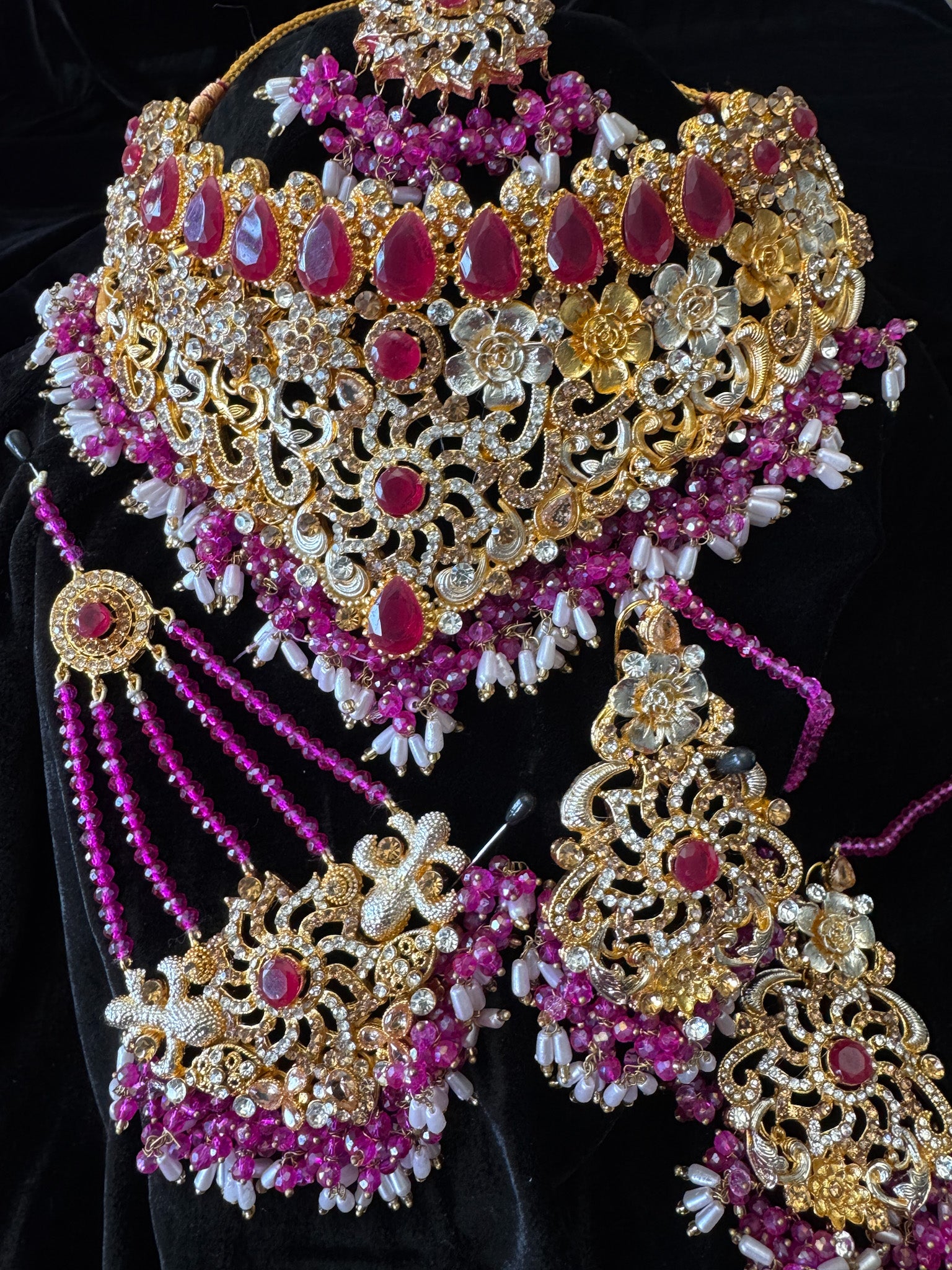 Handmade Gold-Plated Bridal Set ✨👑