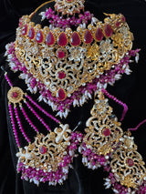 Handmade Gold-Plated Bridal Set ✨👑