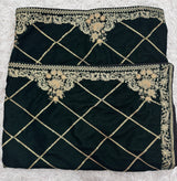 Elegant 9000 Micro Velvet Embroidered Shawl - Multiple Colours!