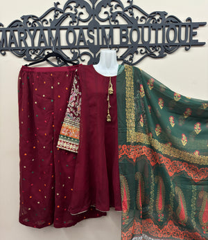 chiffon A-line suit Canada