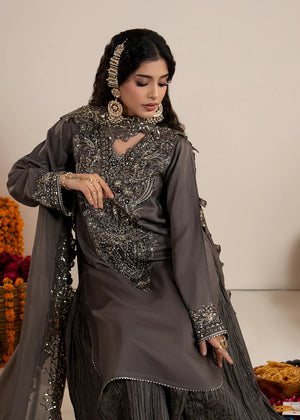 raw silk sharara outfit