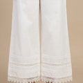 Khaadi off-white cotton wide-leg trouser