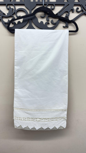 Khaadi original Pakistani off-white women's cotton pants for Canadian online store.