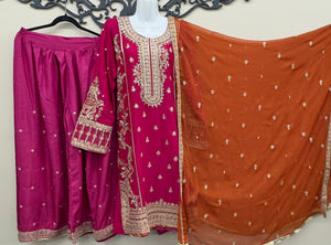 Pakistani embroidered dress