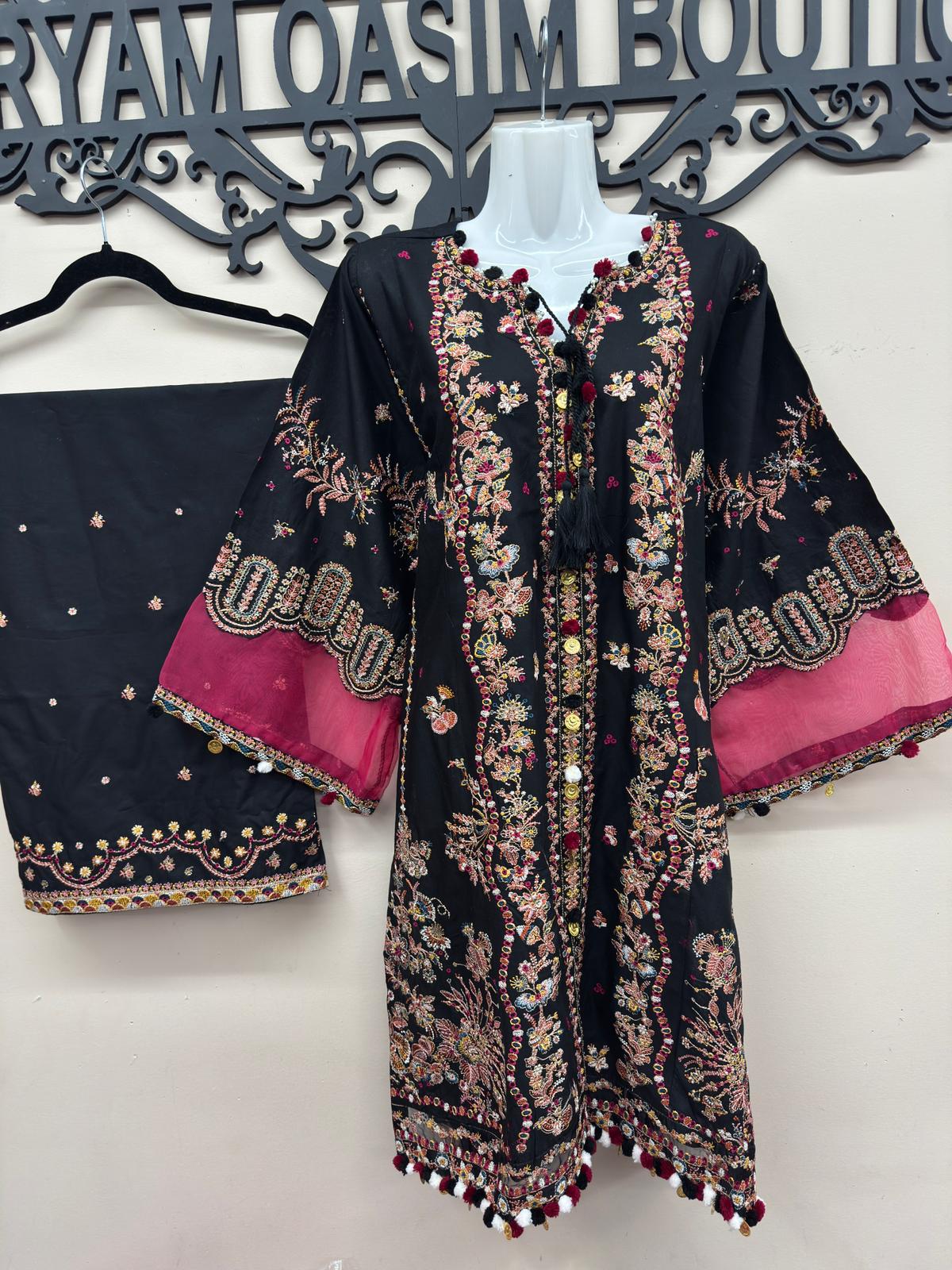 Pakistani lawn dress 3 piece