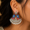 Pakistani pearl earrings
Pakistani festive jewelry